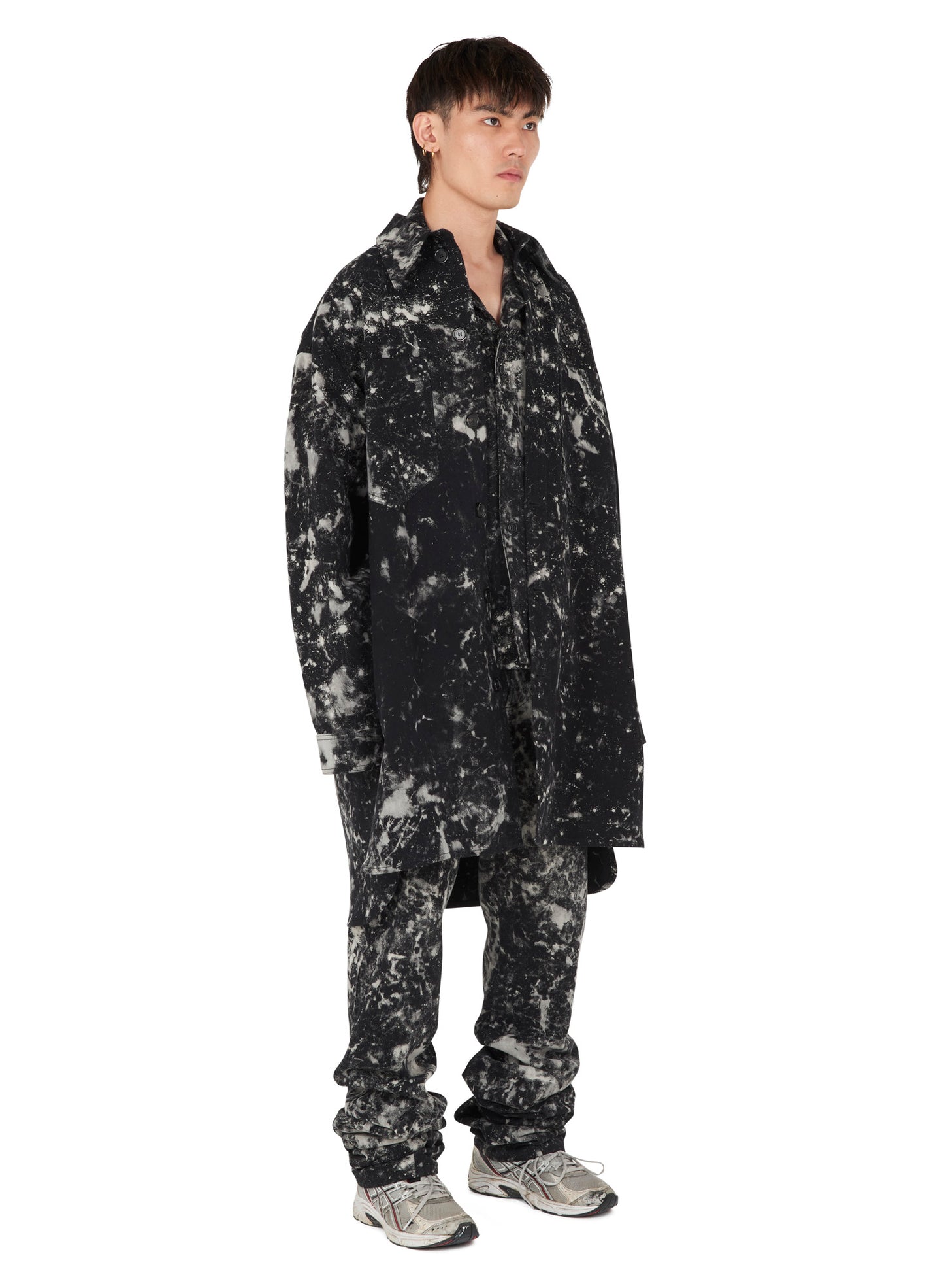 BLEACH SPLATTER MENS OVERSHIRT