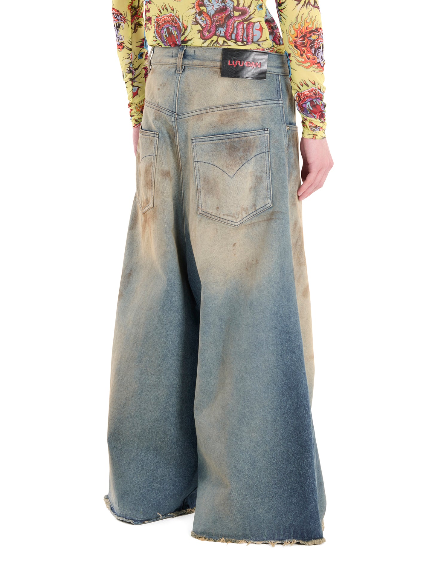 WIDE CROPPED JEANS