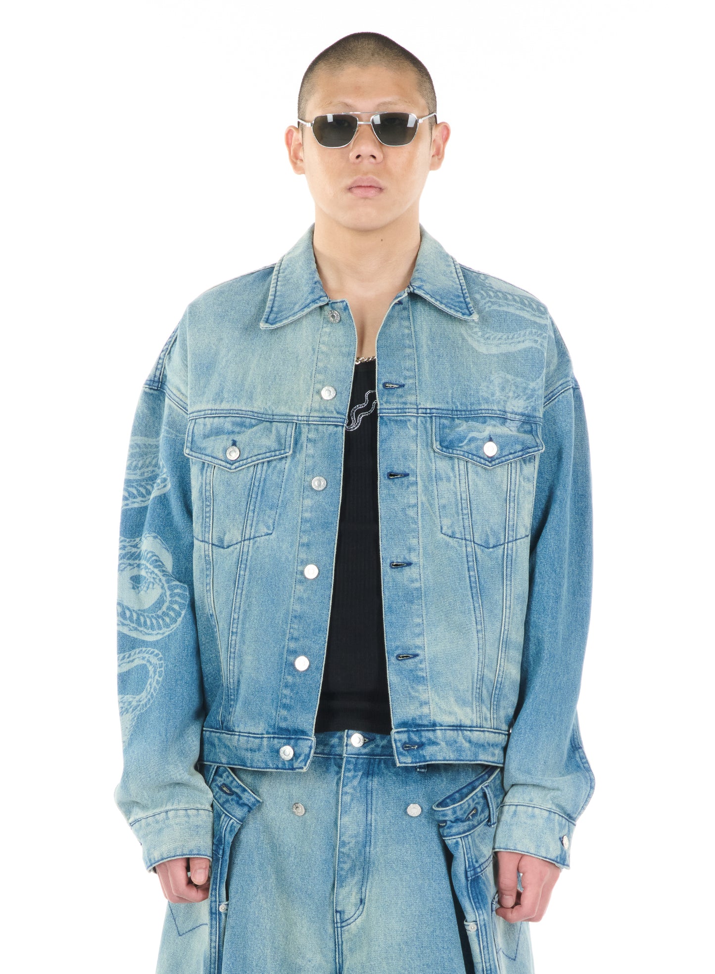LỰU ĐẠN X CLOT DENIM JACKET
