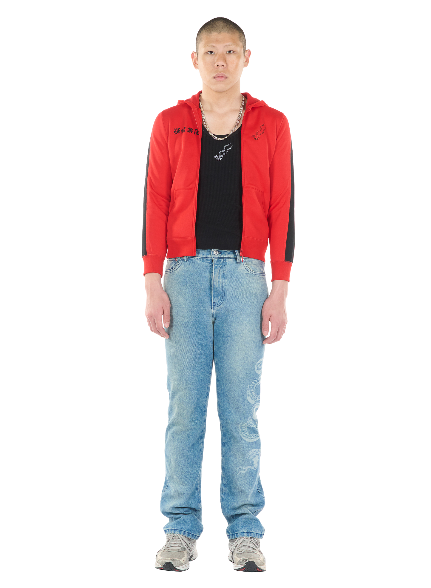 LỰU ĐẠN X CLOT STRAIGHT LEG JEANS