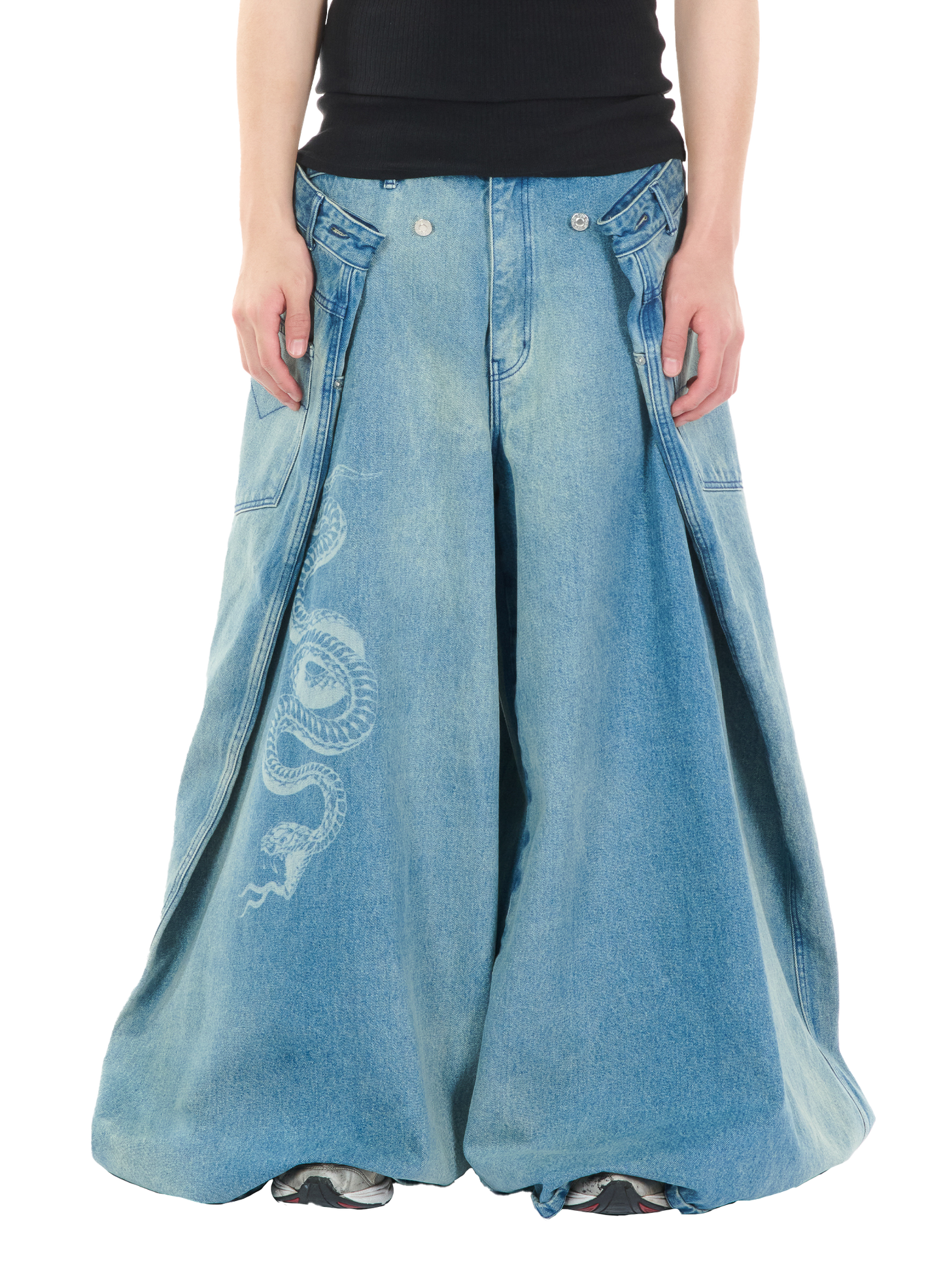 LỰU ĐẠN X CLOT MAXI X MAXI X MAXI DENIM JEANS