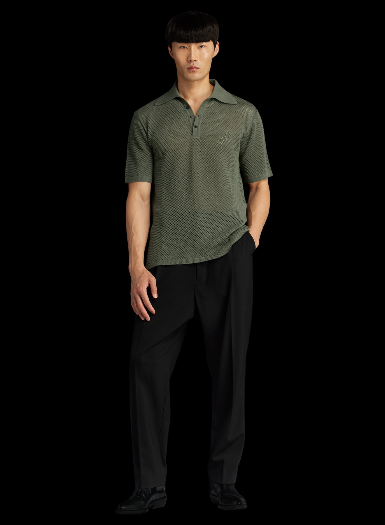 KNIT POLO