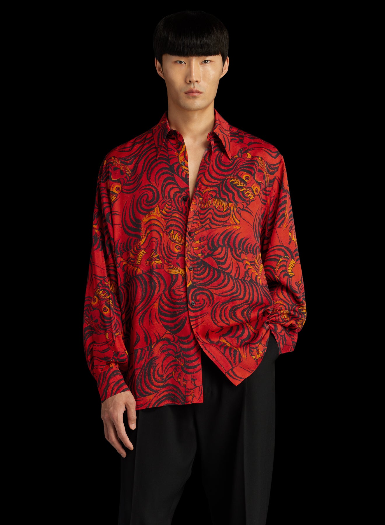 80'S SATIN SHIRT