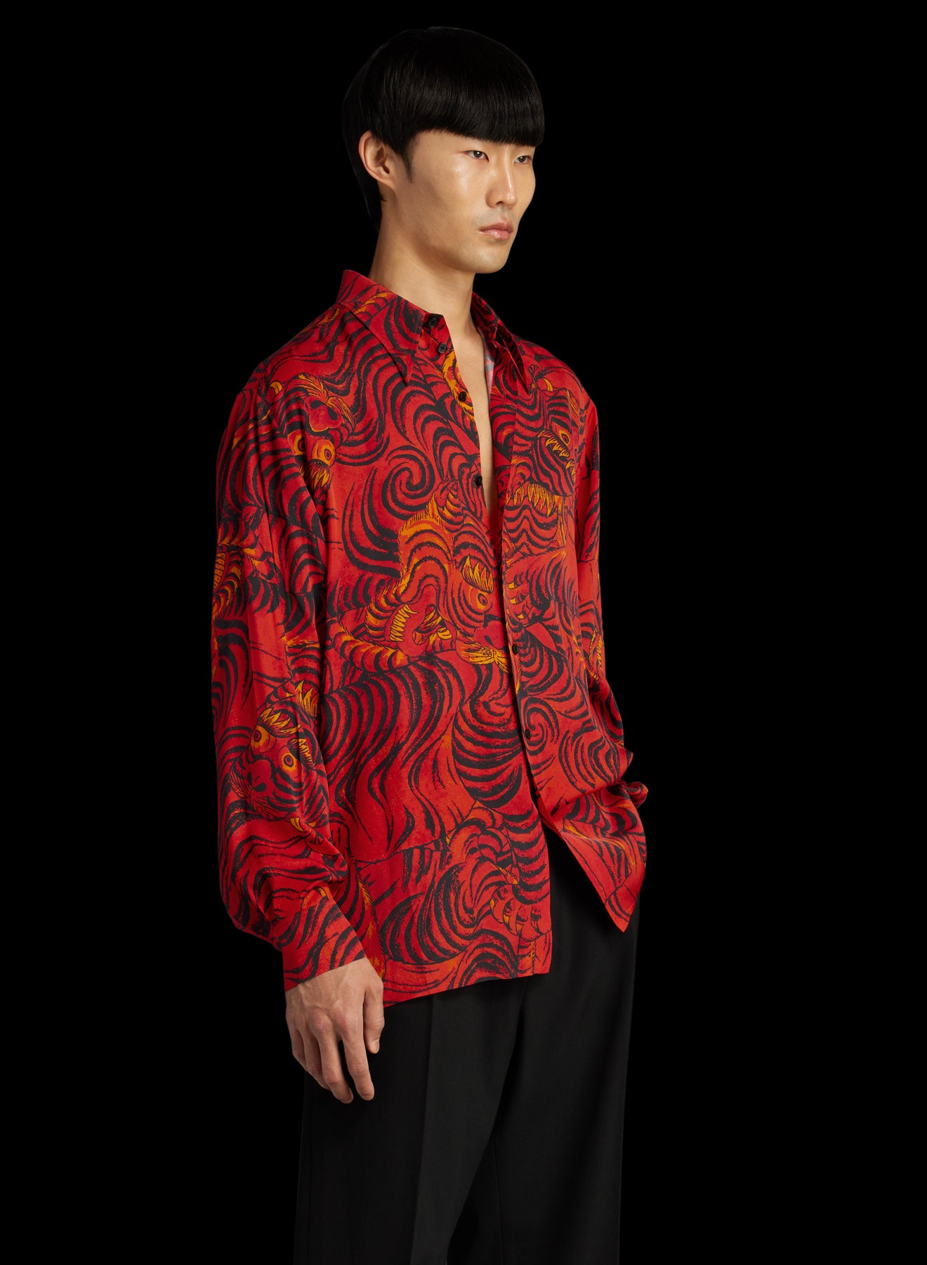 80'S SATIN SHIRT