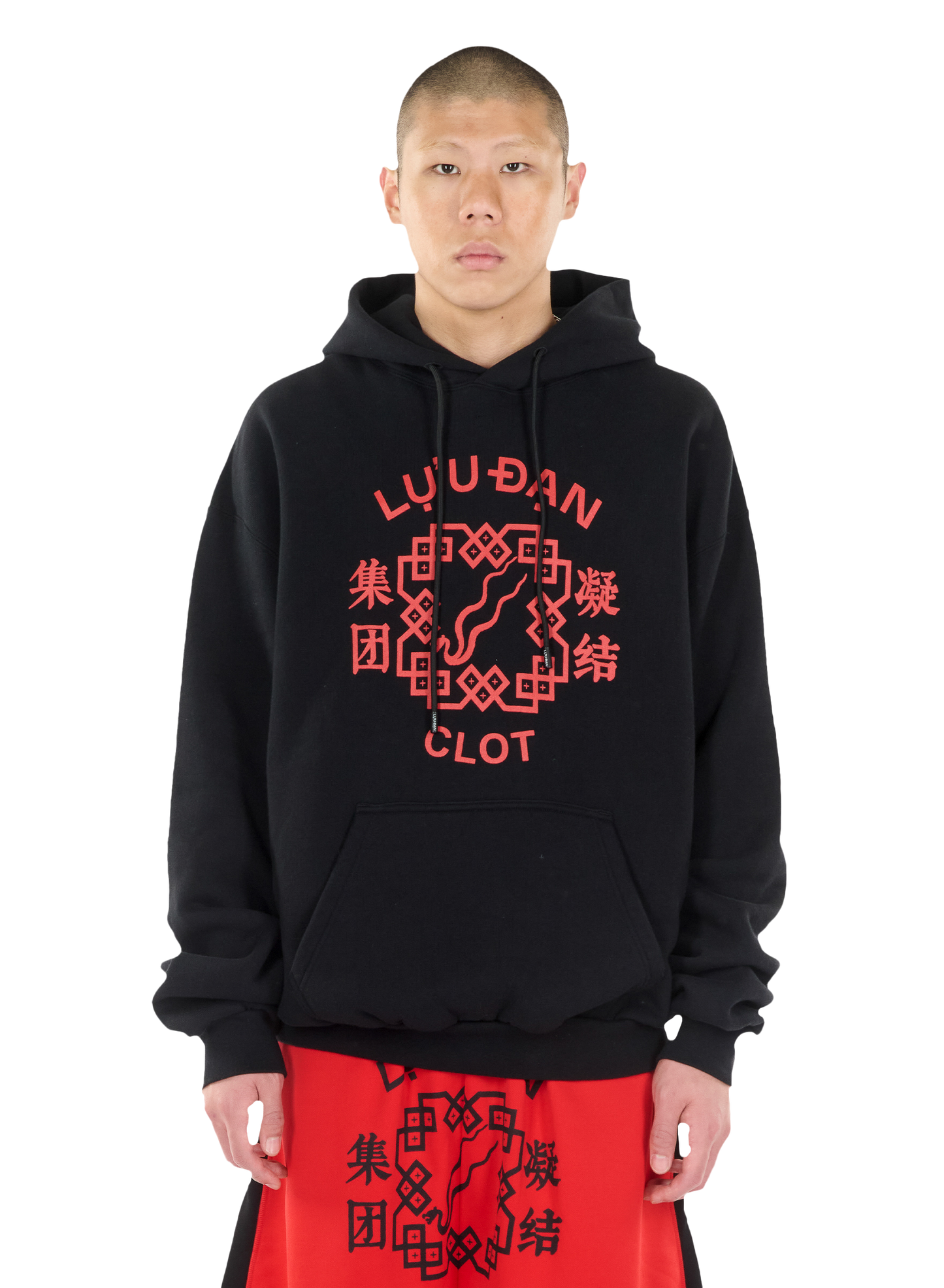 LỰU ĐẠN X CLOT OVERSIZED HOODIE