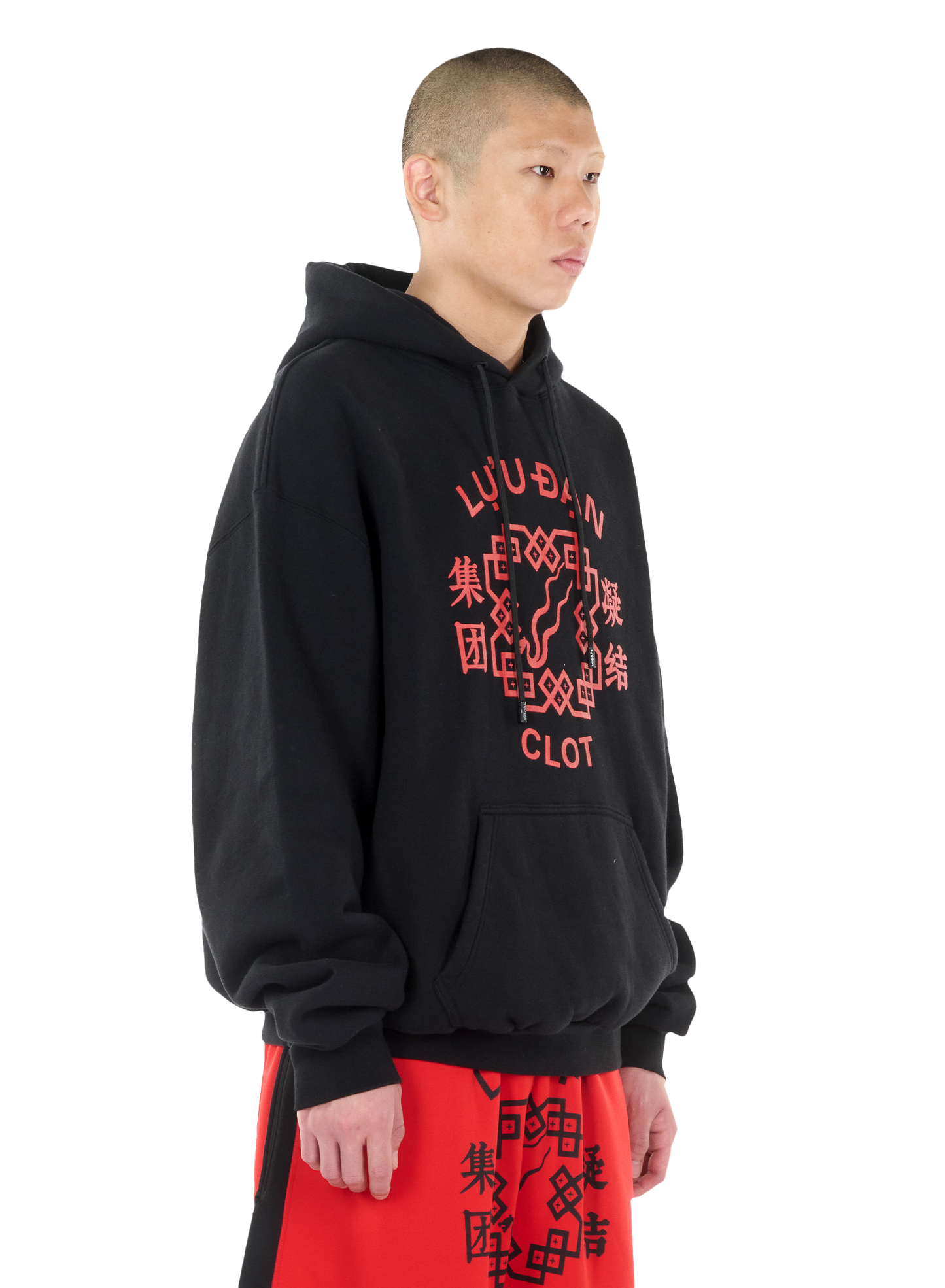 LỰU ĐẠN X CLOT OVERSIZED HOODIE