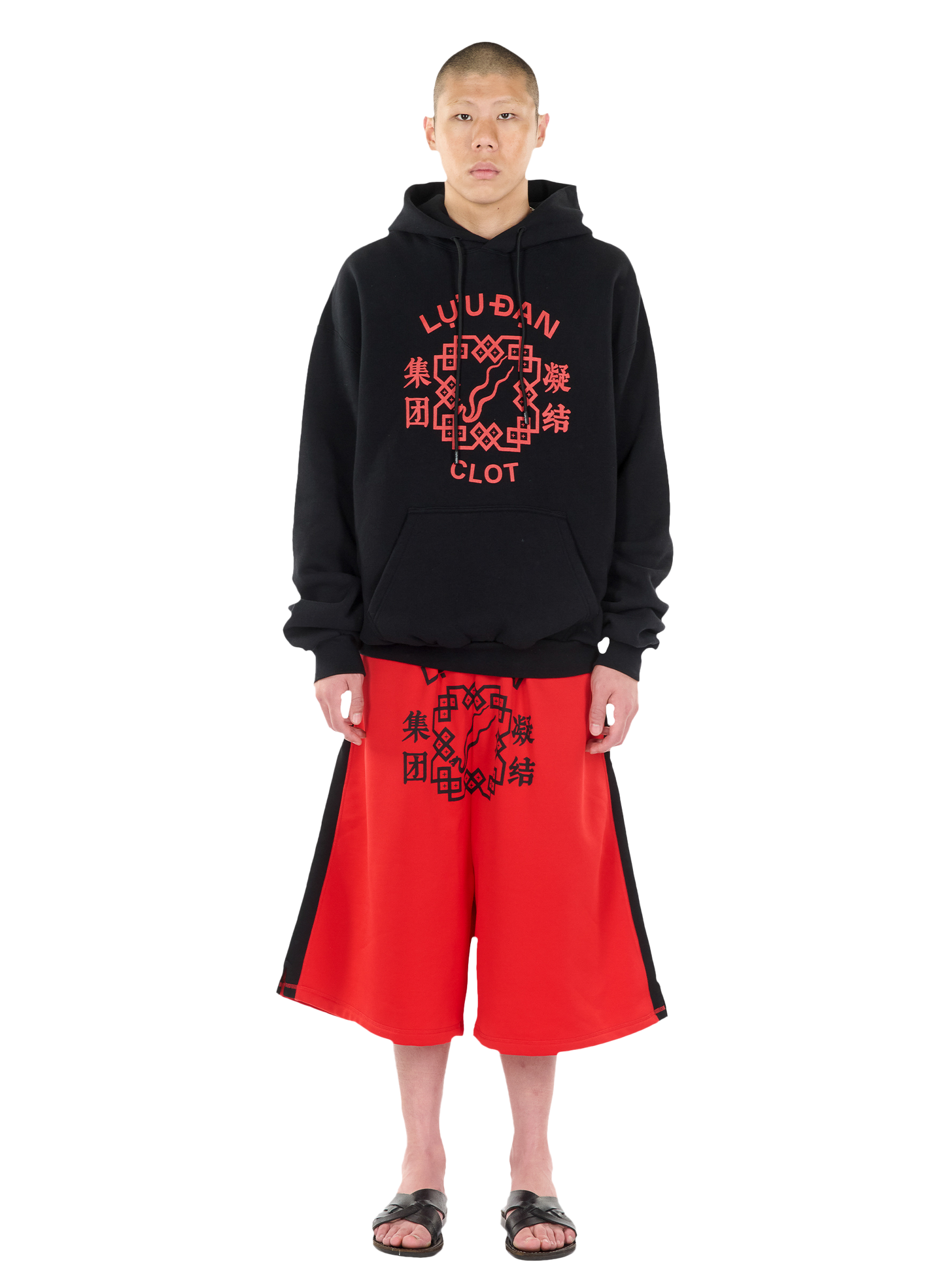 LỰU ĐẠN X CLOT OVERSIZED HOODIE