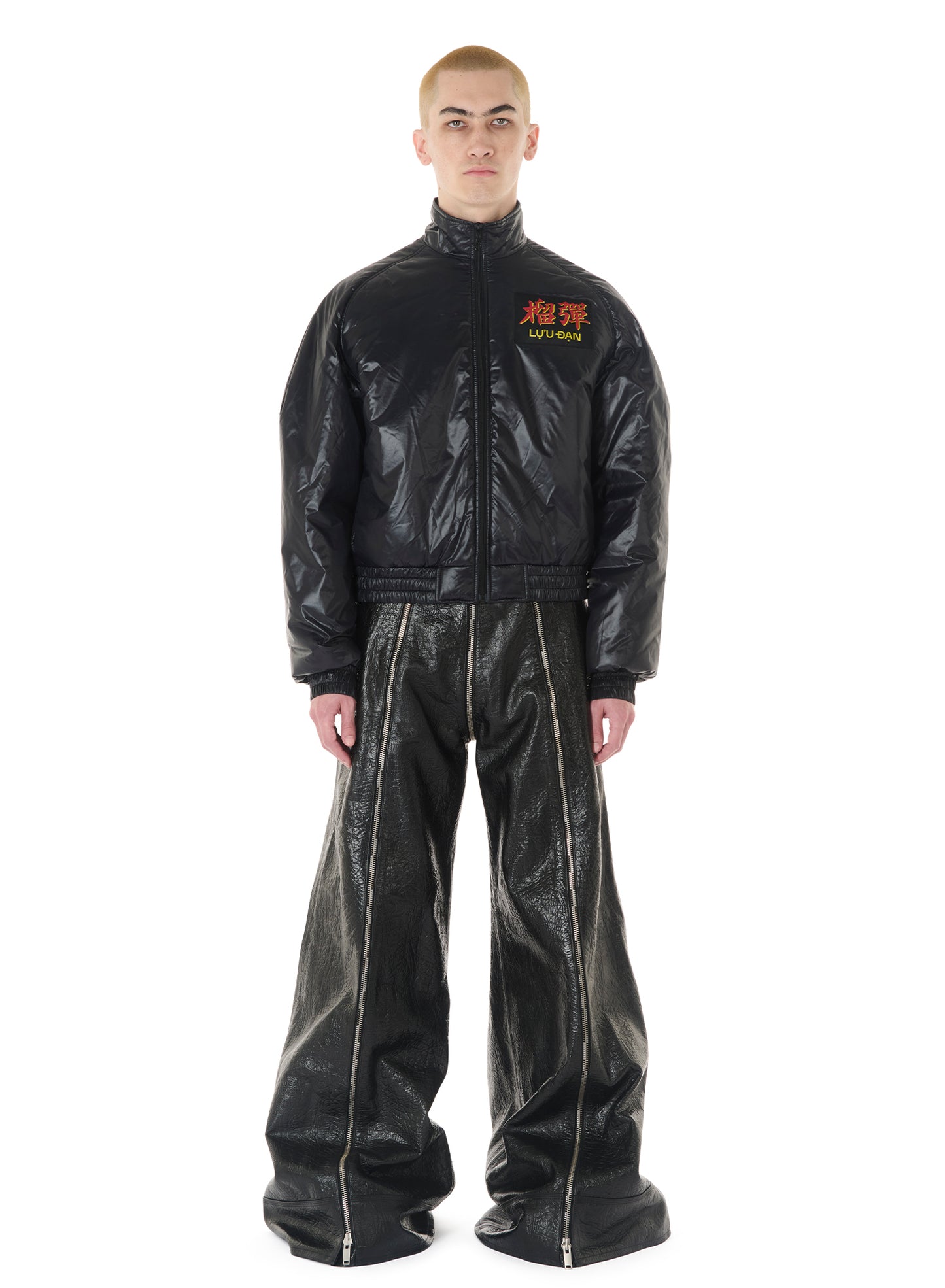LEATHER FLIGHT PANTS