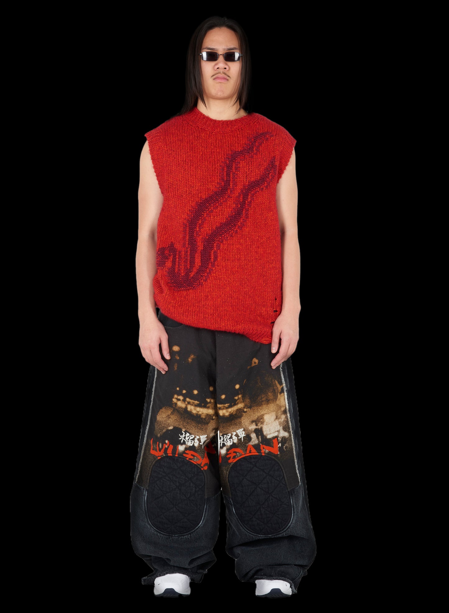 UNISEX SNAKE INTARSIA VEST