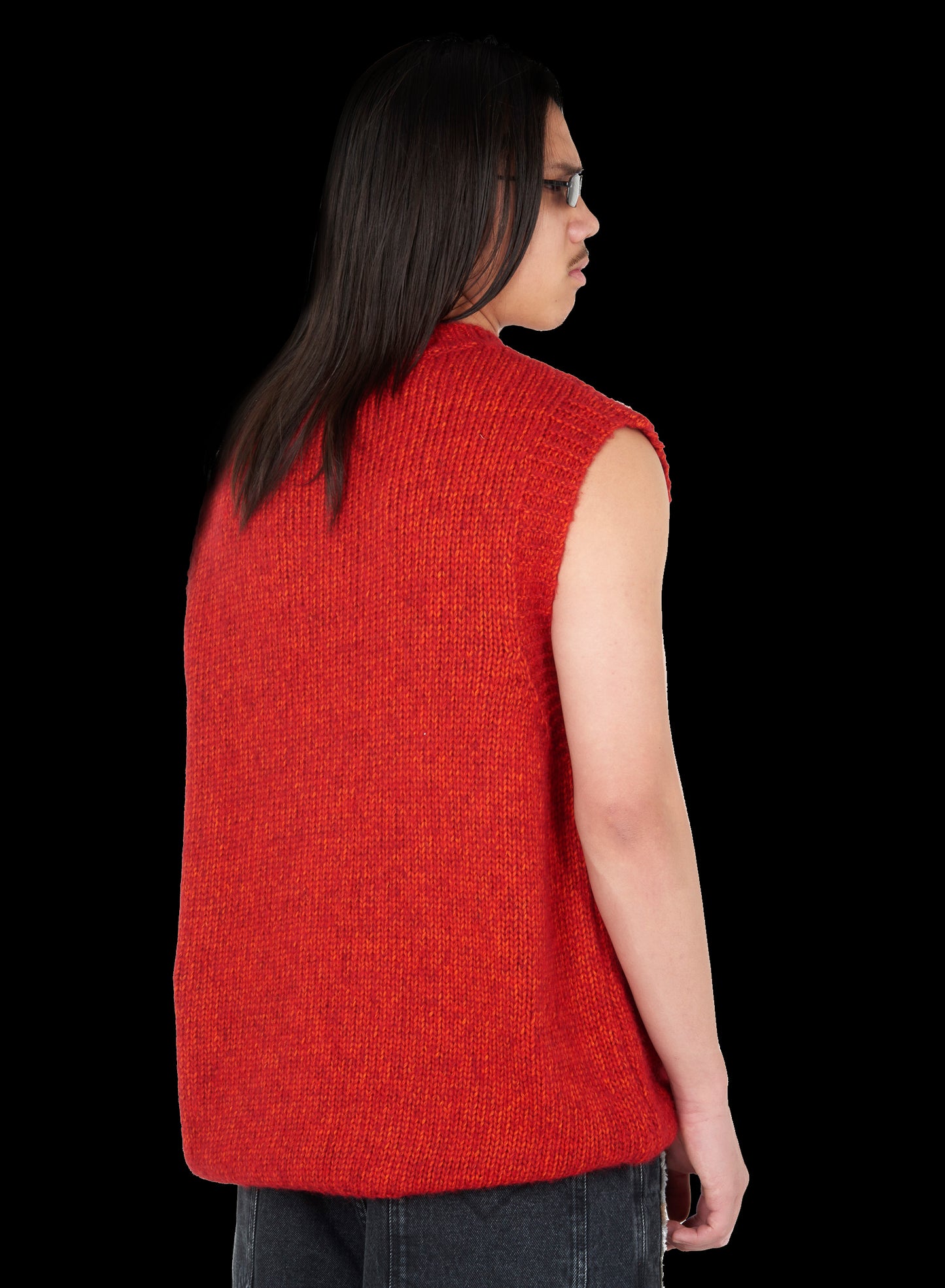 UNISEX SNAKE INTARSIA VEST