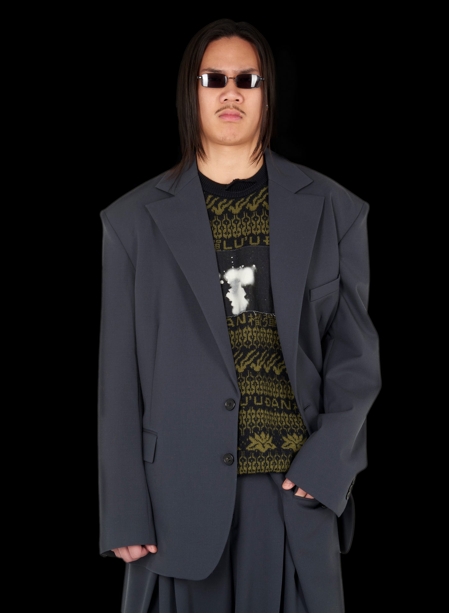 UNISEX TAILORED OVERSIZED JACKET