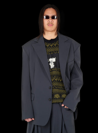UNISEX TAILORED OVERSIZED JACKET UNISEX TAILORED OVERSIZED JACKET