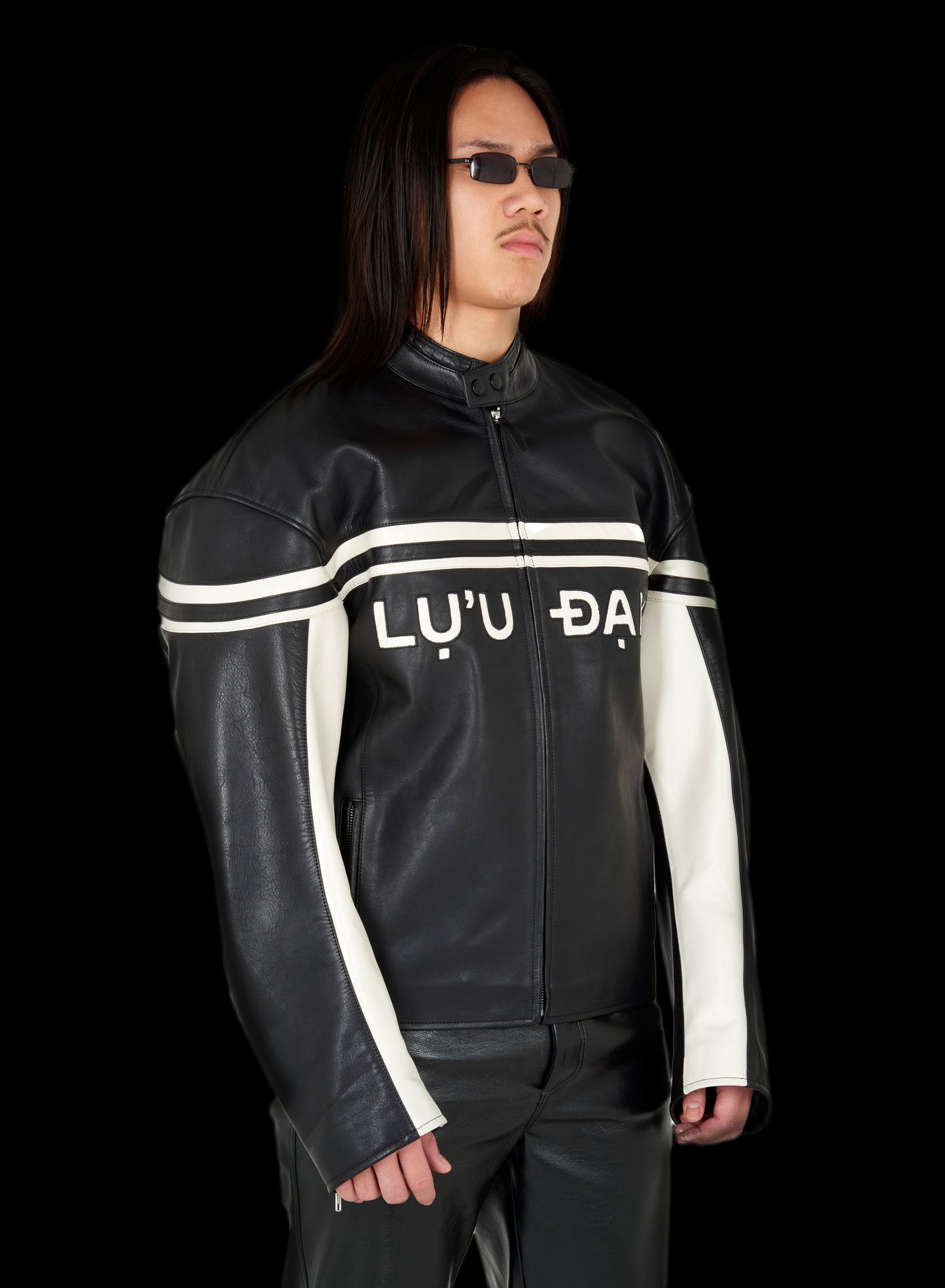 UNISEX LUU DAN LEATHER BIKER JACKET