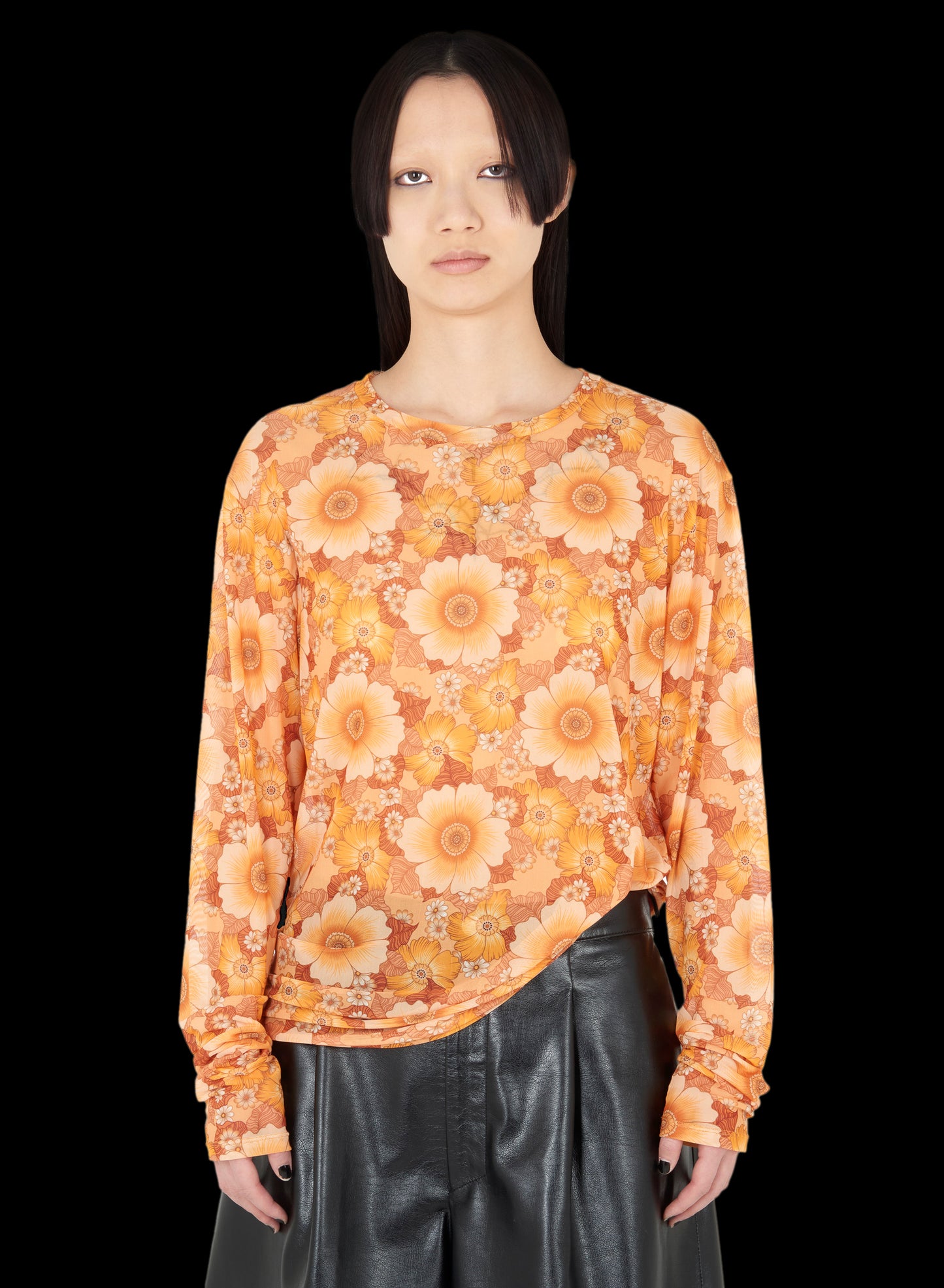 UNISEX MESH LONG SLEEVE TOP