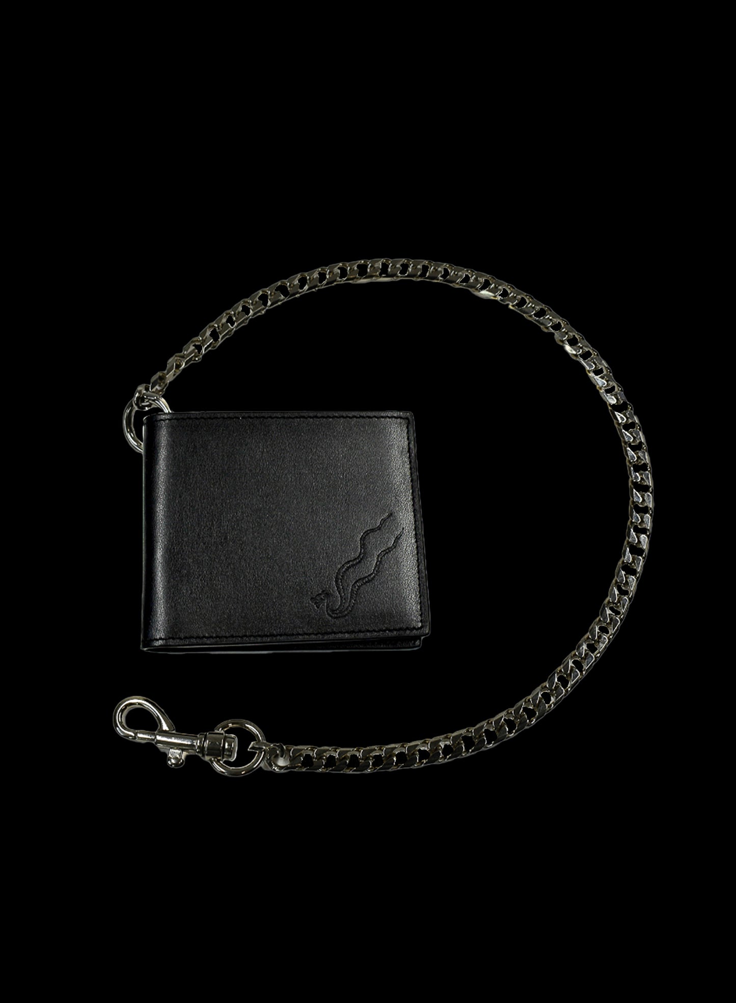EMBOSSED CHAIN WALLET