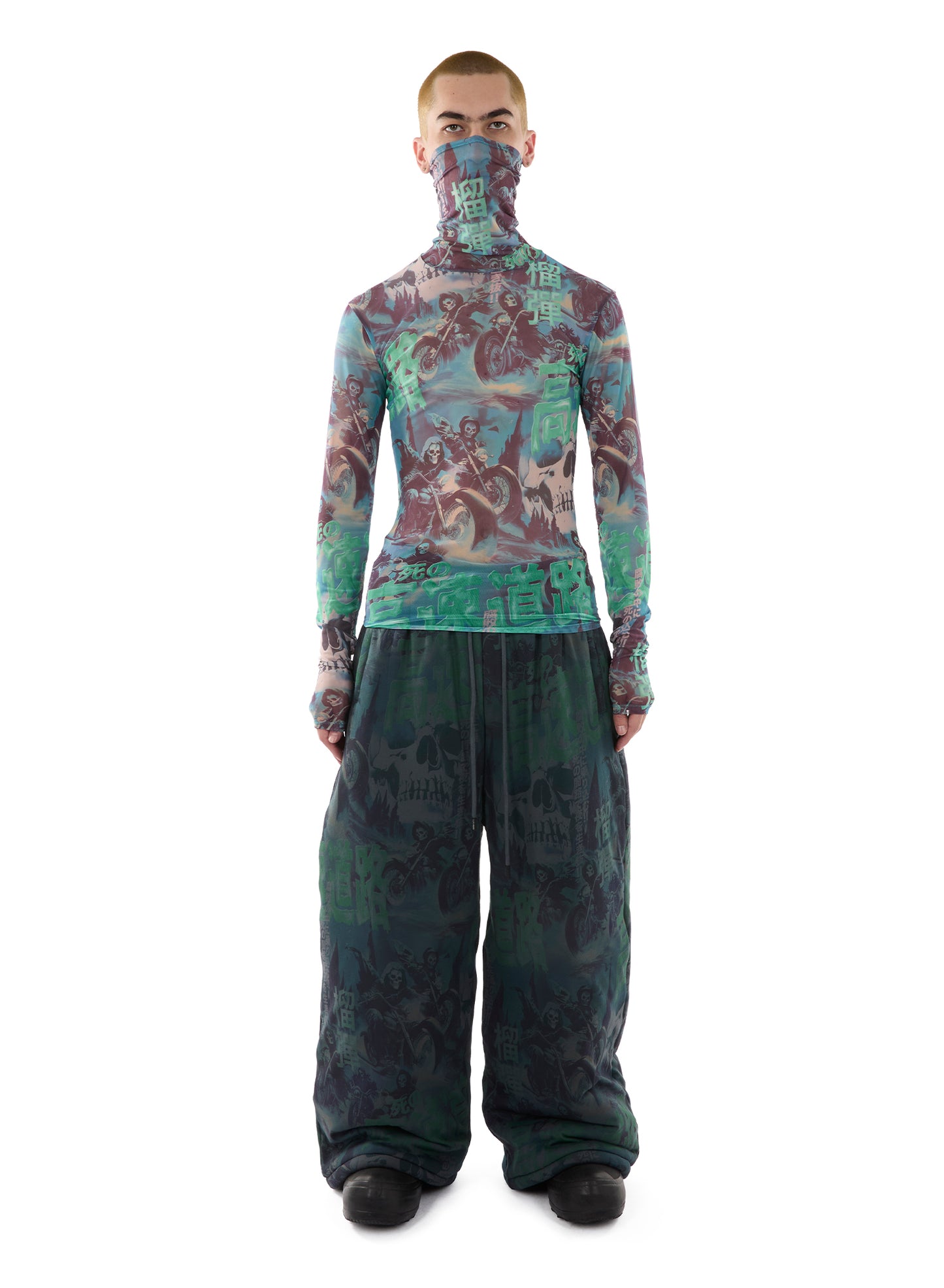 MASKED MESH TOP