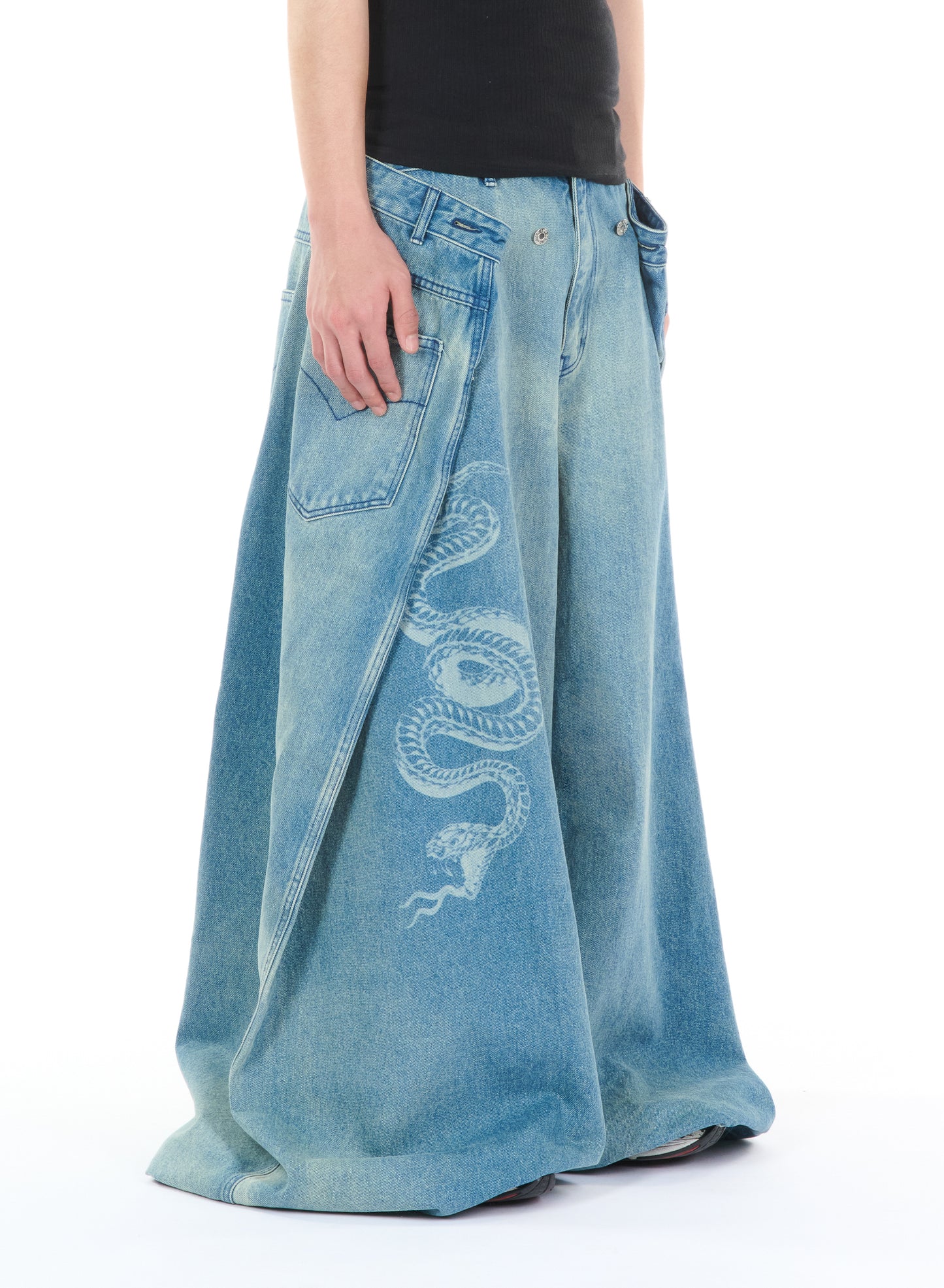 LỰU ĐẠN X CLOT MAXI X MAXI X MAXI DENIM JEANS