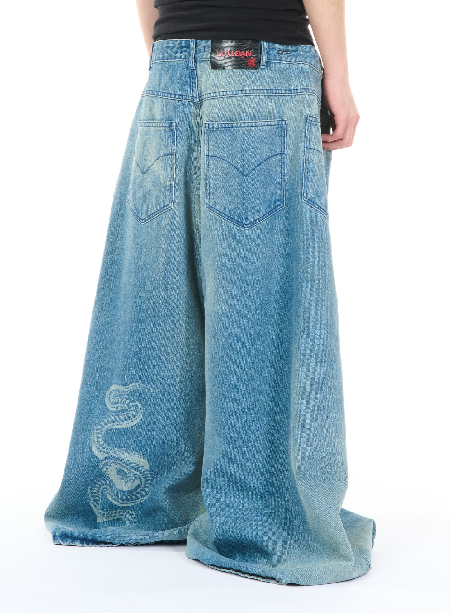 LỰU ĐẠN X CLOT MAXI X MAXI X MAXI DENIM JEANS