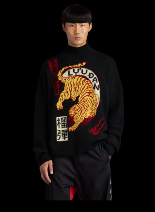 KNIT OVERSIZED JACQUARD JUMPER KNIT OVERSIZED JACQUARD JUMPER