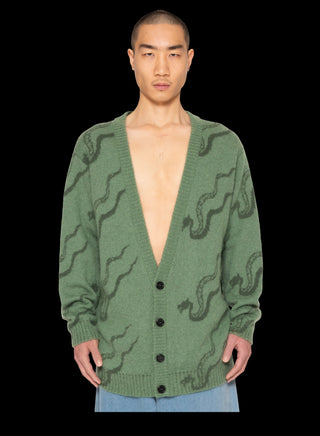 KNIT OVERSIZED JACQUARD CARDIGAN KNIT OVERSIZED JACQUARD CARDIGAN