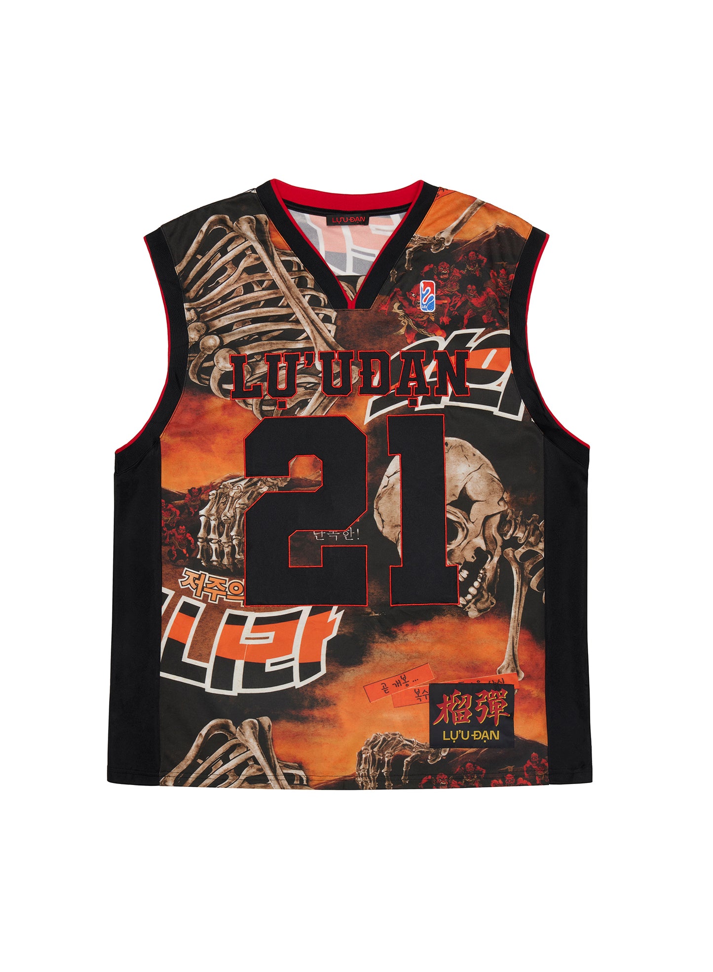 B BALL JERSEY L-D