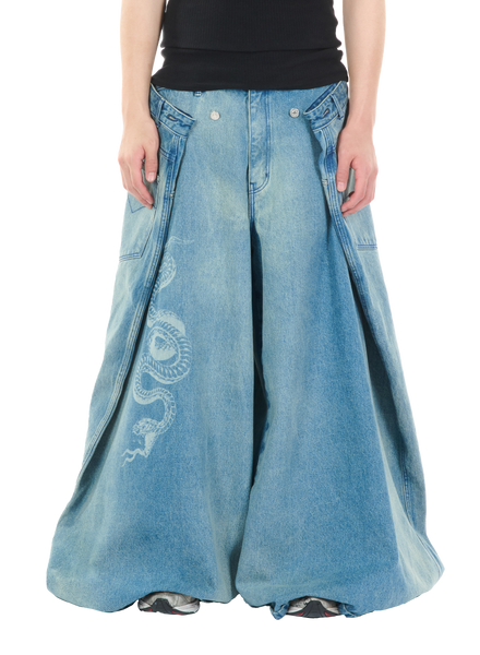 LỰU ĐẠN X CLOT MAXI X MAXI X MAXI DENIM JEANS