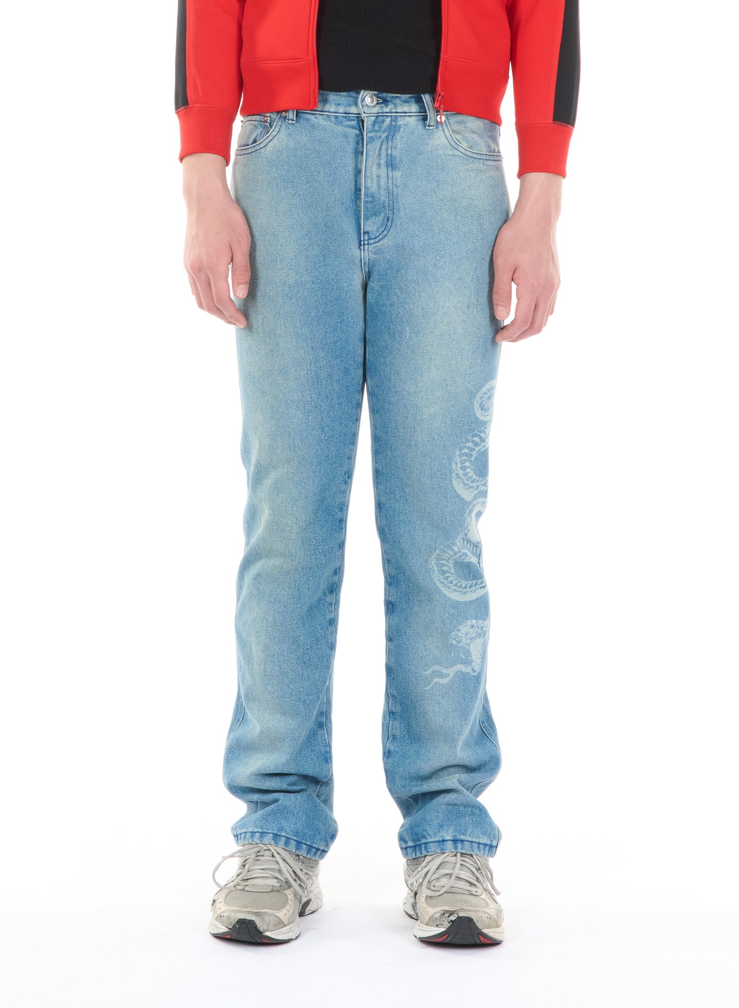 LỰU ĐẠN X CLOT STRAIGHT LEG JEANS