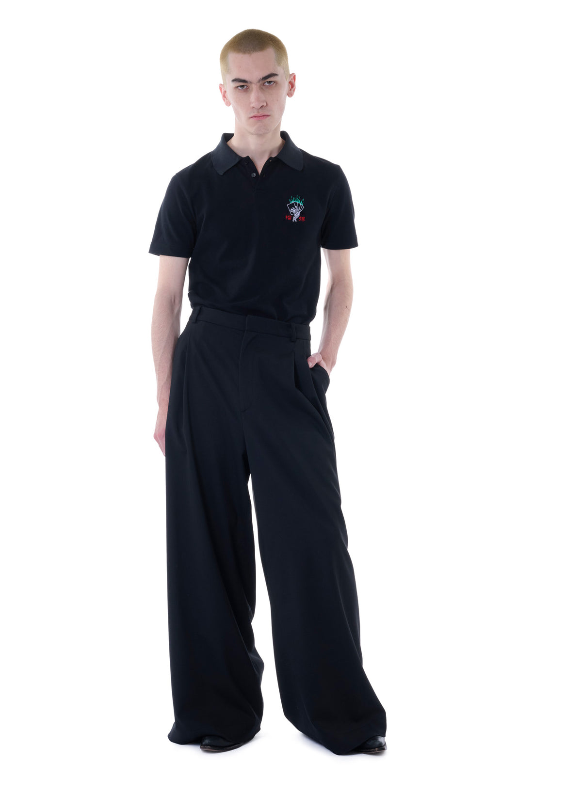 JUMBO WIDE LEG TROUSERS