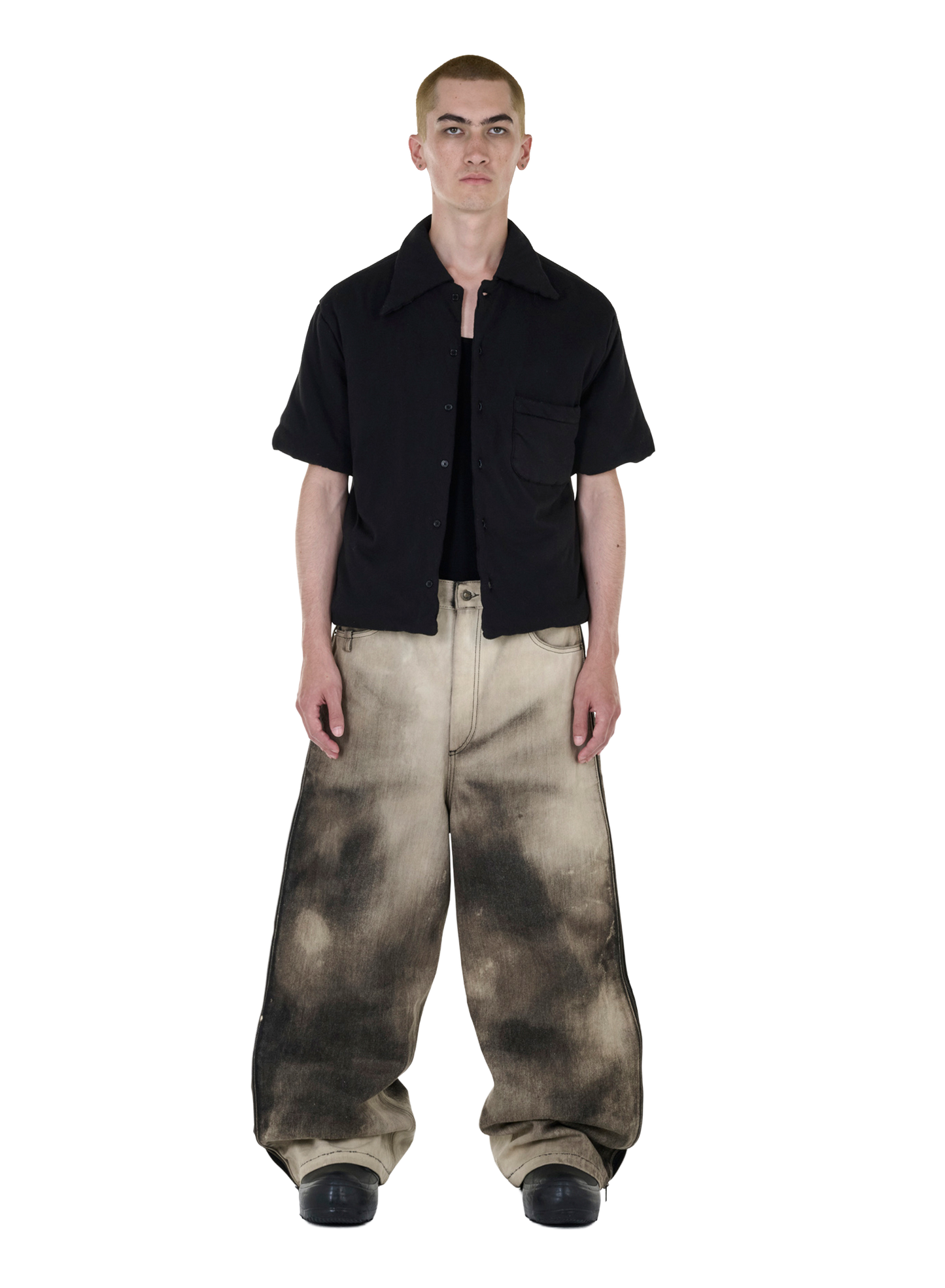 SIDE ZIP JEANS