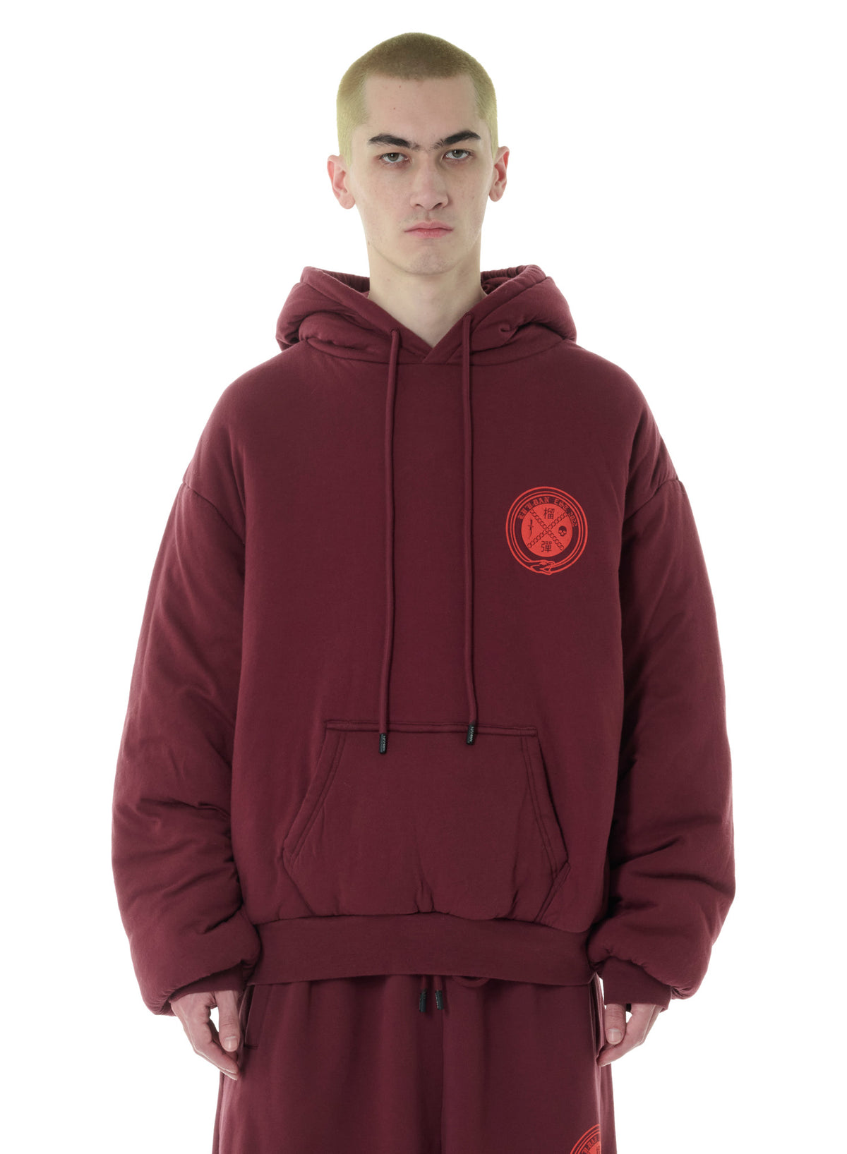WADDED SLOUCH HOODIE