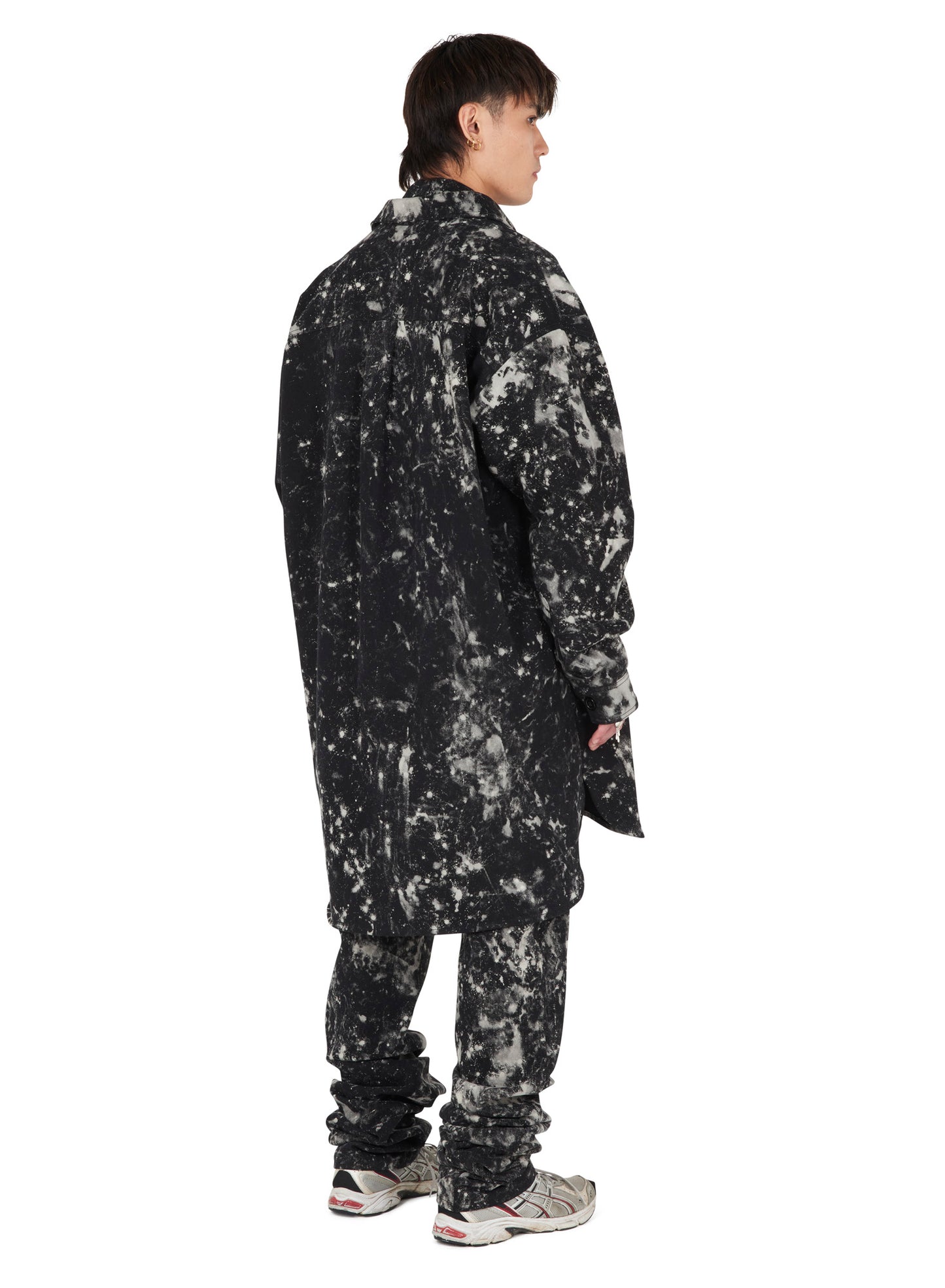 BLEACH SPLATTER MENS OVERSHIRT