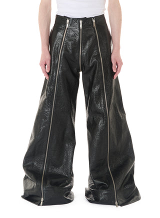LEATHER FLIGHT PANTS