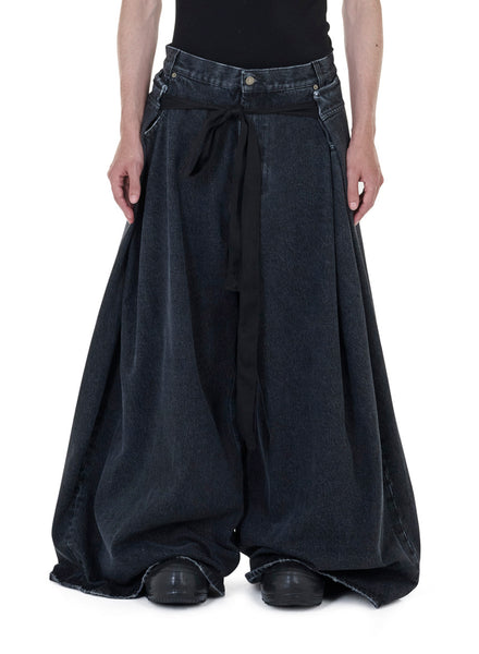 TIE MAXI PANTS