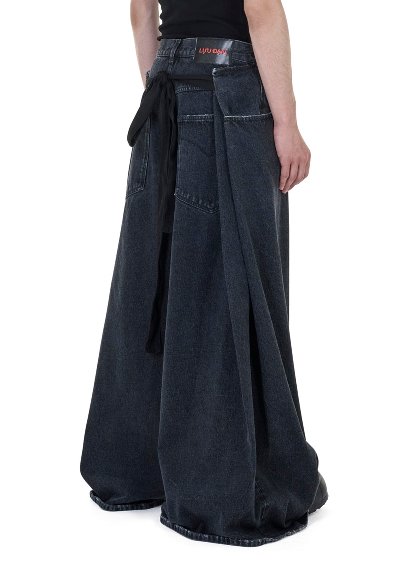 TIE MAXI PANTS