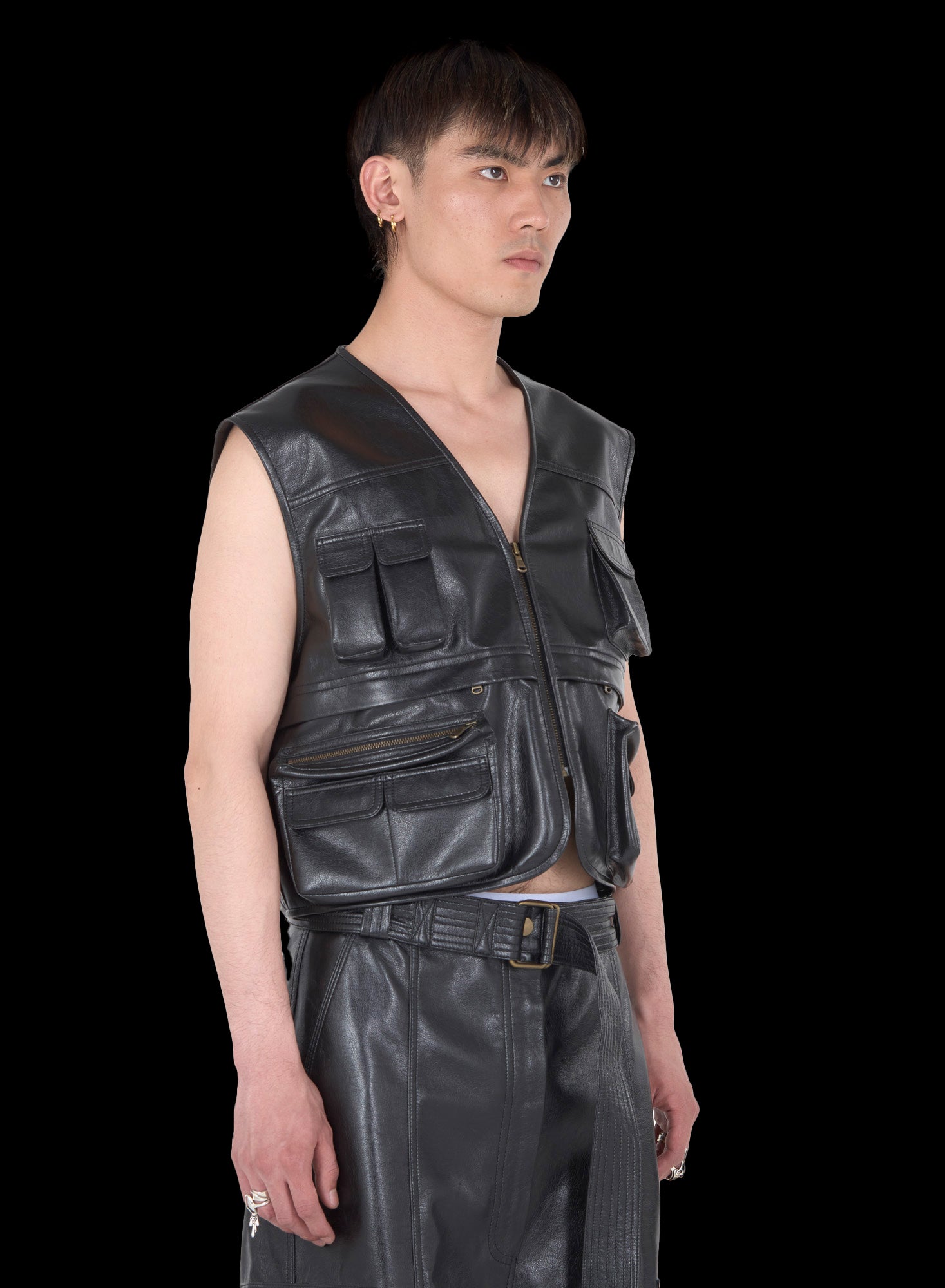 Men Cargo Vest Loose Multi Pockets Sleeveless Waistcoat Jacket Summer | Wish