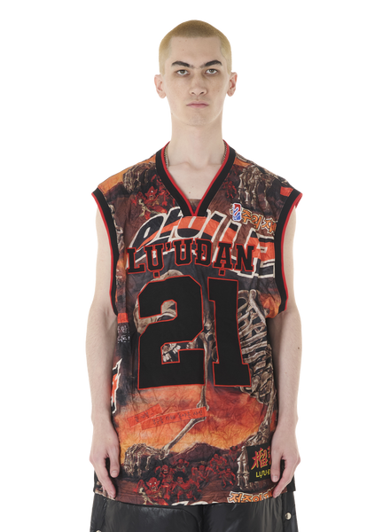 B BALL JERSEY L-D