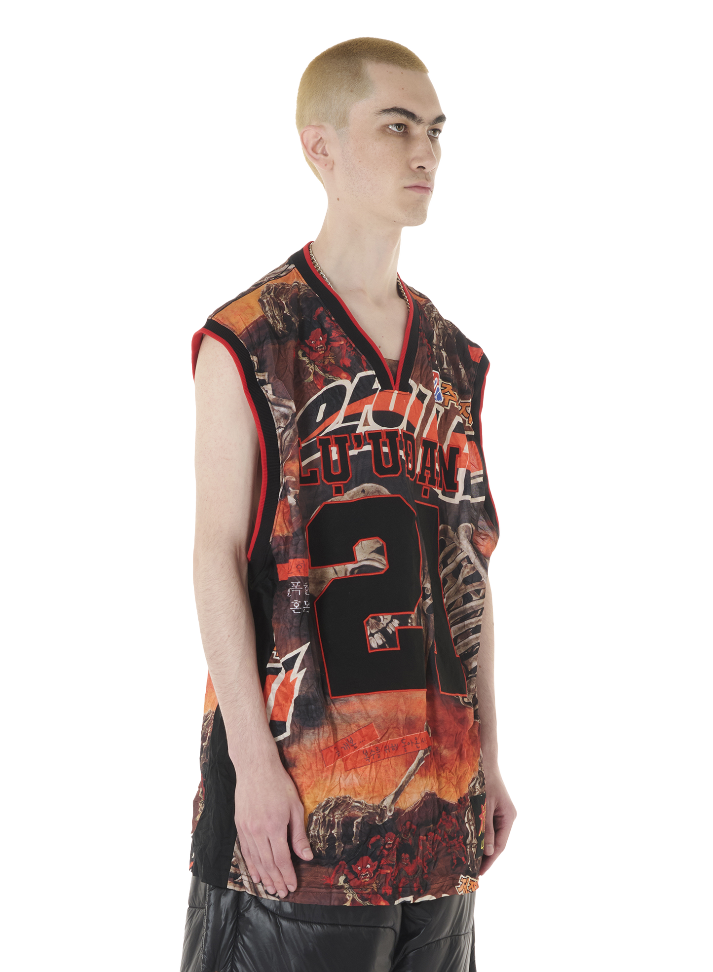 B BALL JERSEY L-D