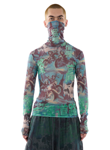 MASKED MESH TOP