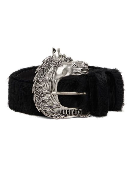 PONY HAIR COWBOY BELT