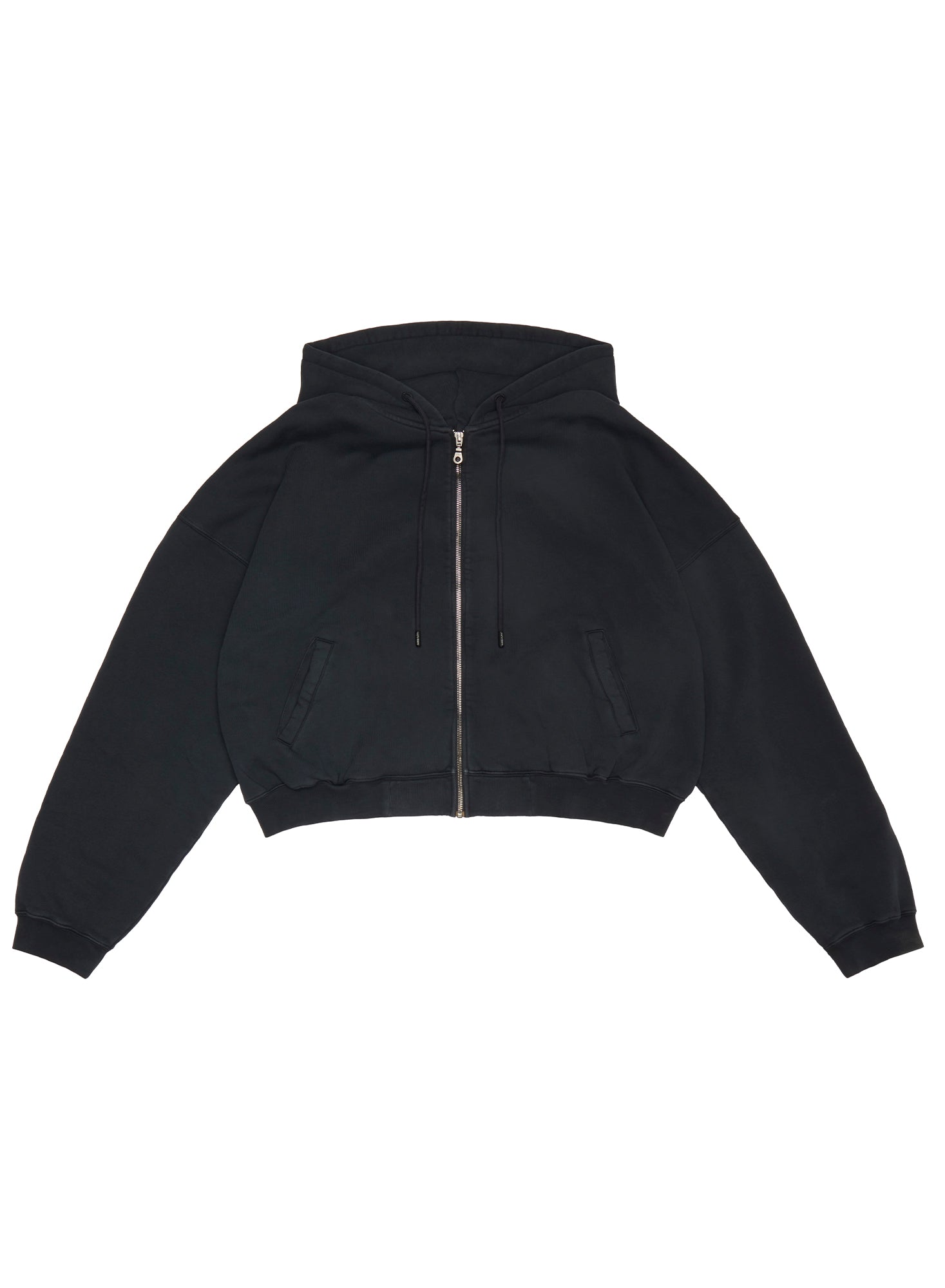 WASHED ZIP HOODIE