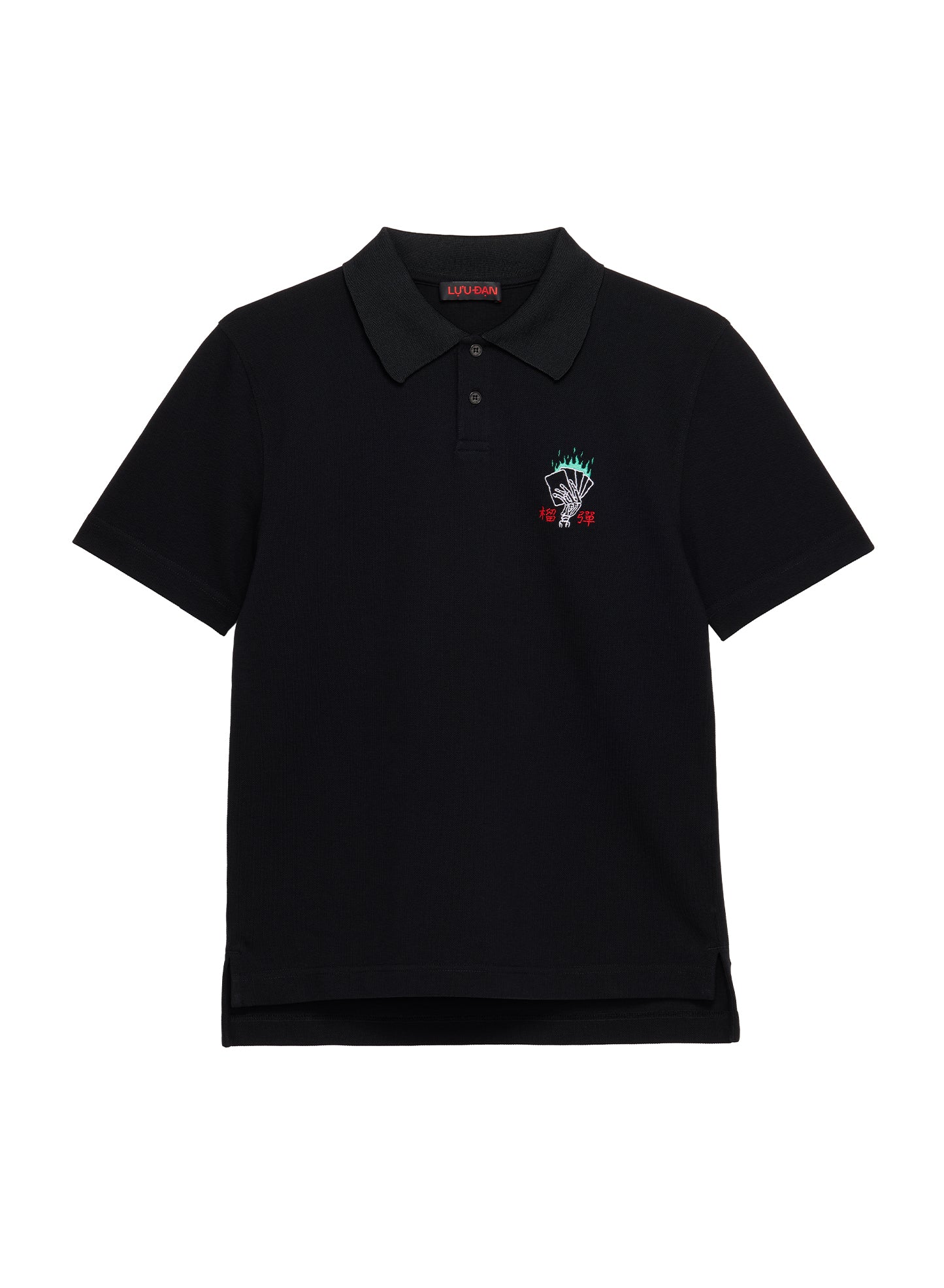 BLACKLISTED SCHOOL BOY POLO BLACK