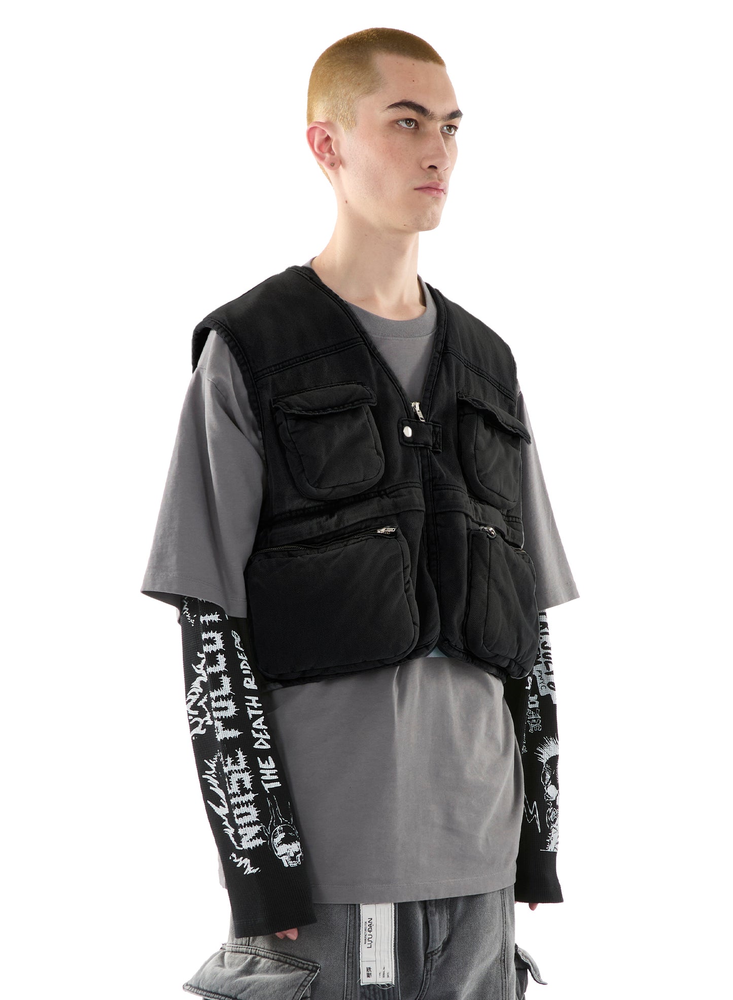 WADDED CARGO VEST