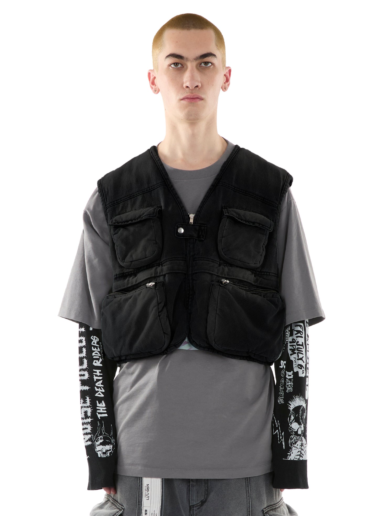 WADDED CARGO VEST