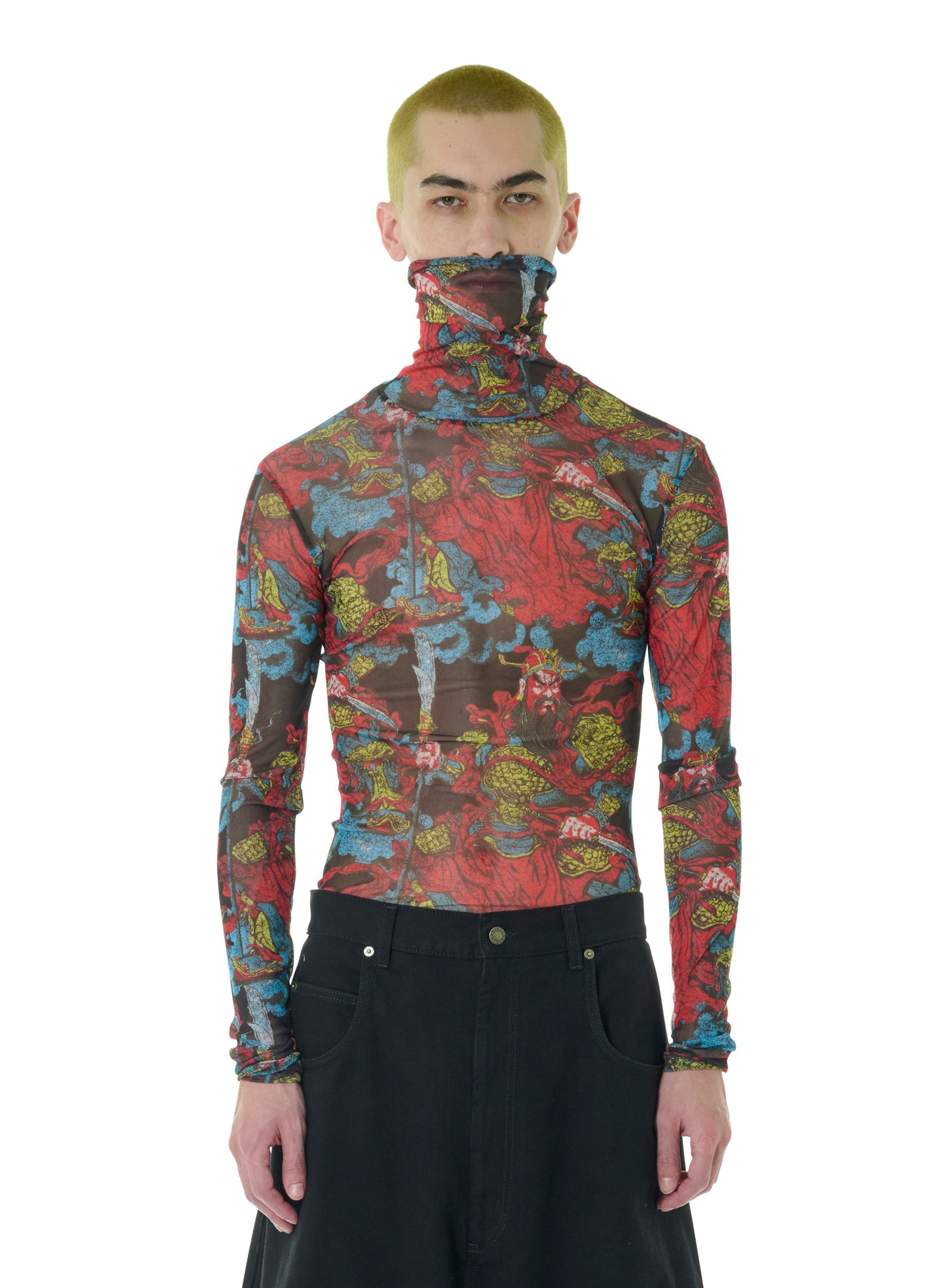 MASKED MESH TOP
