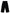 SIDE ZIP JEANS — BLACK