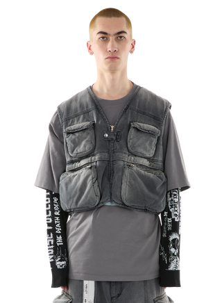 WADDED CARGO VEST