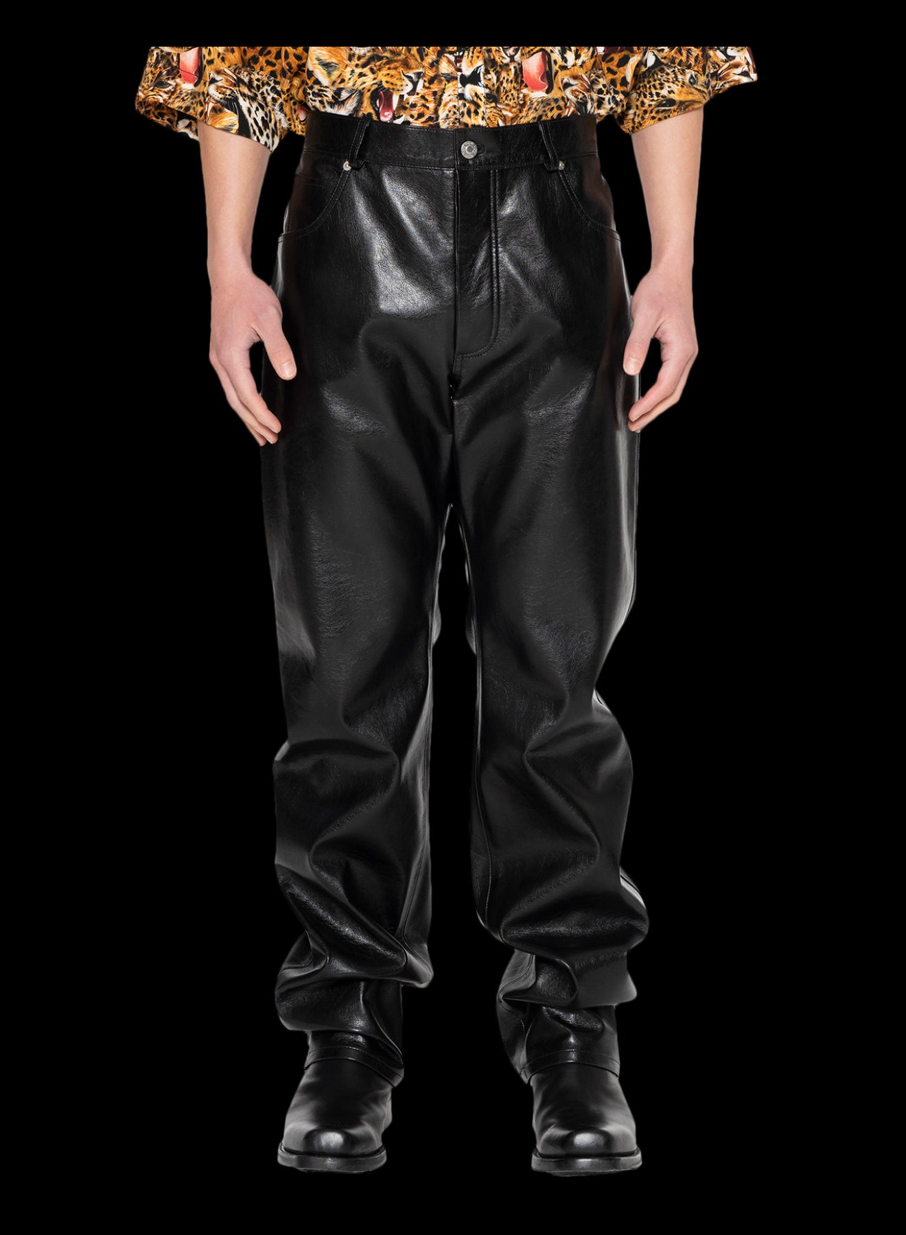 Trending Wholesale baggy leather pants At Affordable Prices  Alibabacom